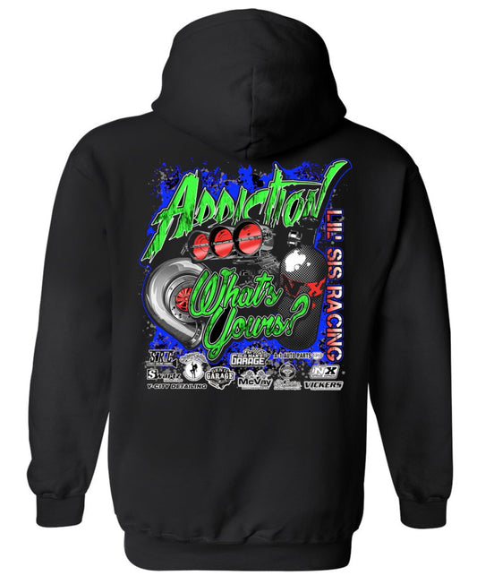 Black Addiction Hoodies