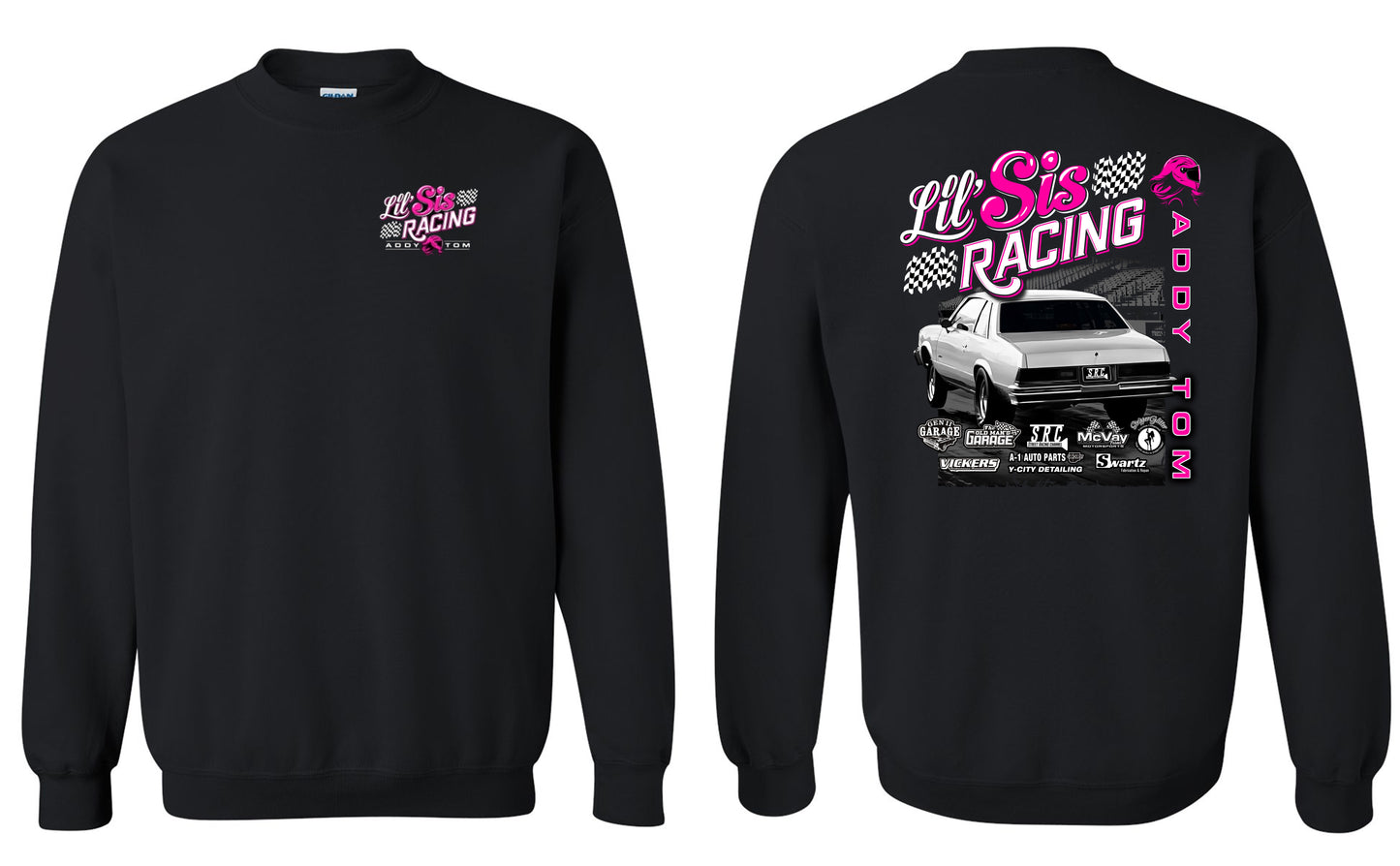 Lil Sis Racing Long Sleeve Crewneck